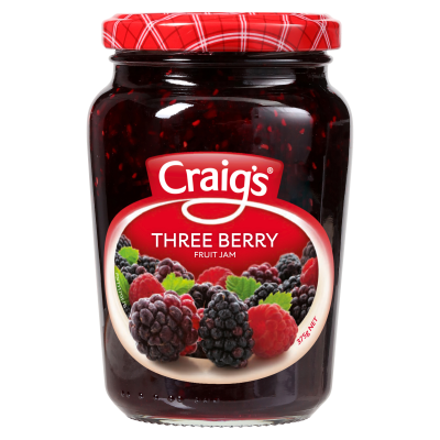 Craig's - Three Berry Jam 375g | 112YORK