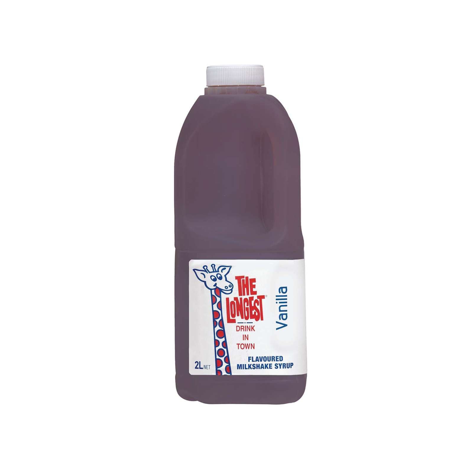 The longest drink in town milkshake syrup Vanilla 2L 112YORK