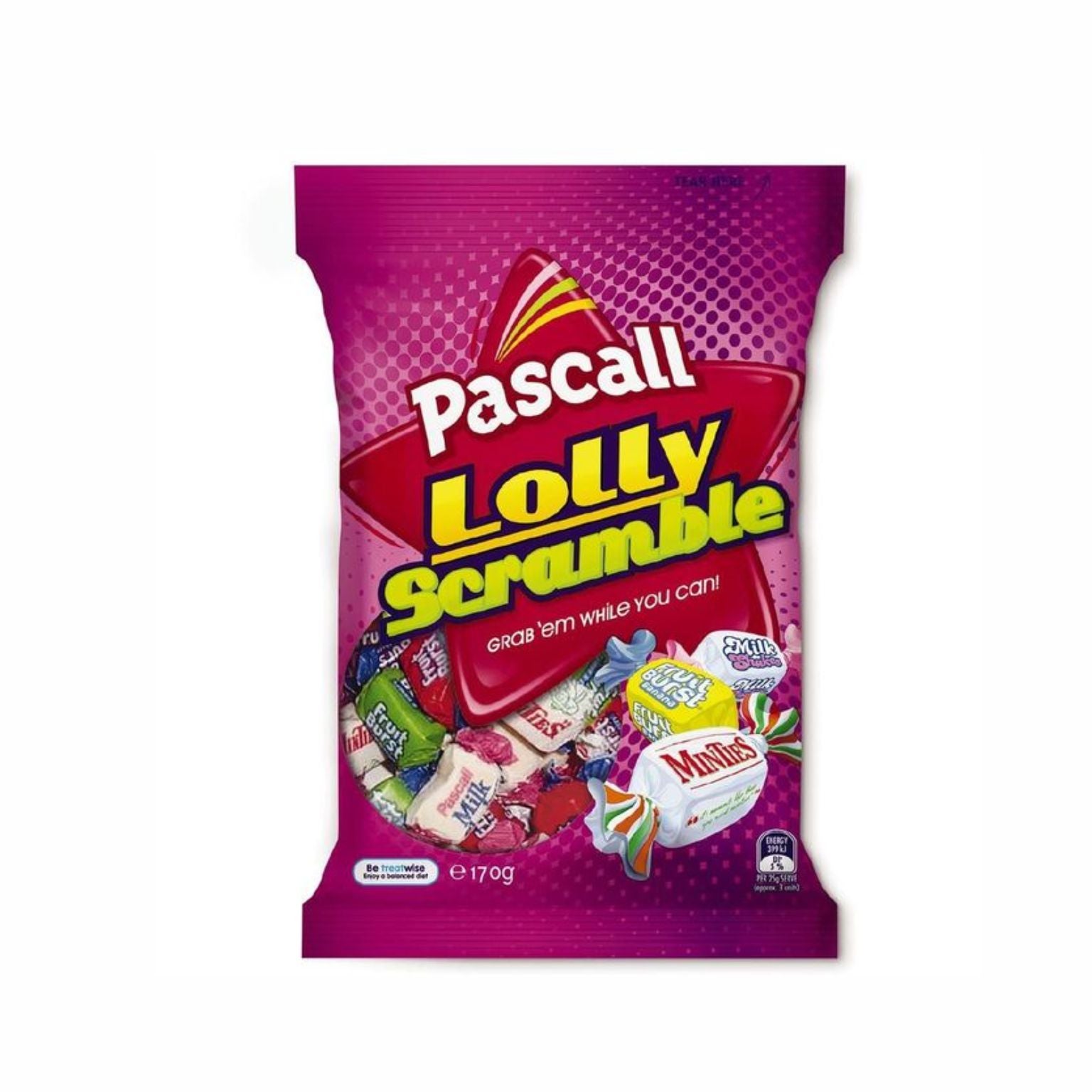 Pascall Lolly Scramble 170g 112YORK